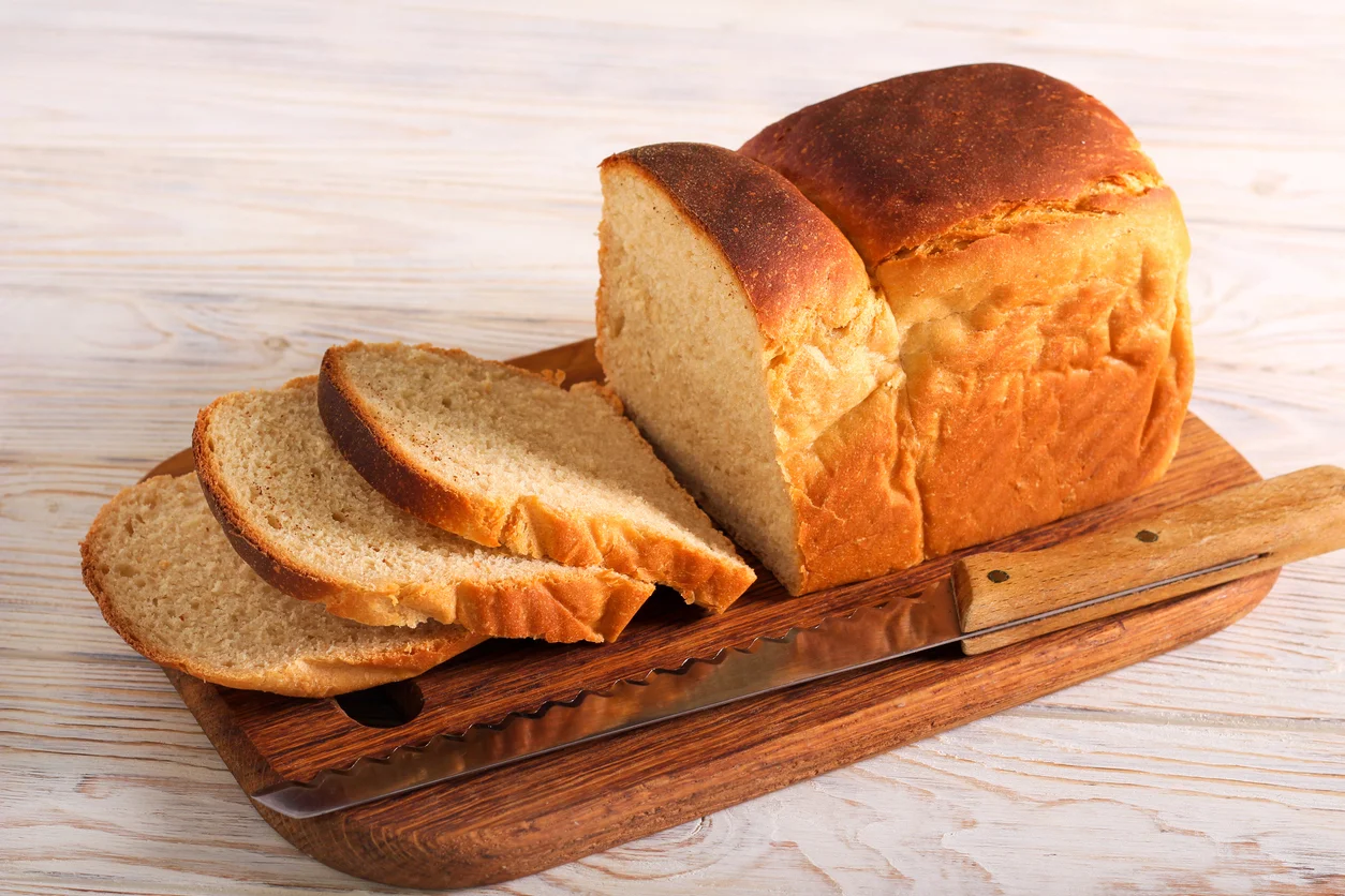 Pão perfeito fatiado